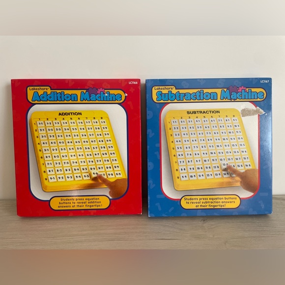 NEW Lakeshore Addition Machine Math Educational Tool Addition And Subtraction - Picture 1 of 2